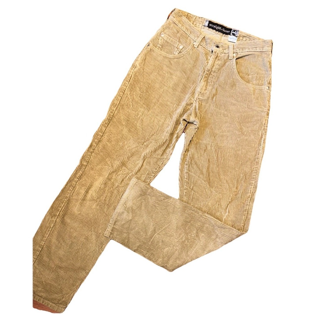 Vintage‎ Levi's Corduroy Pants Jeans 30x33 Silvertab Loose Baggy Skater Punk Y2K